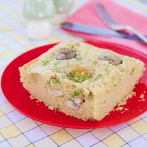 Veggie egg and mushrtoom bake recipe