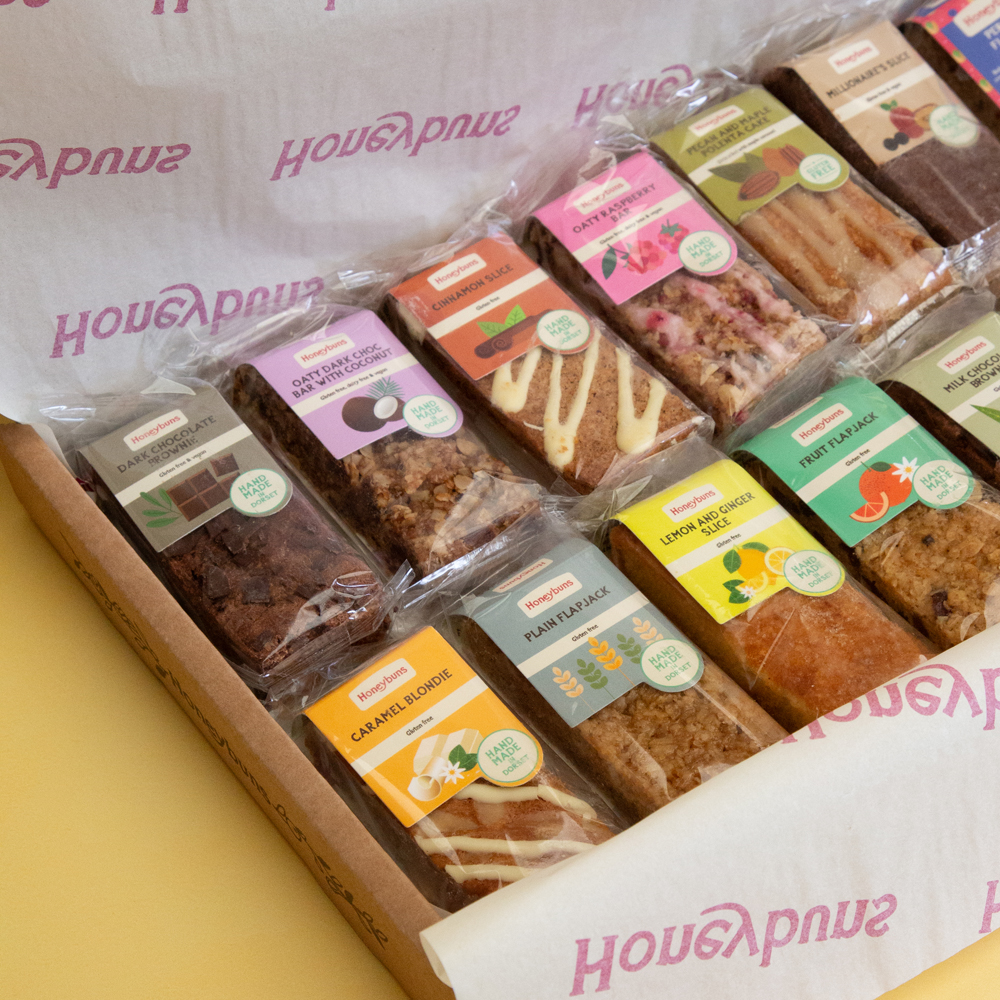 Honeybuns gluten free cake selection box 10