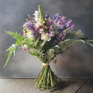 Bouquet of natural flowers 