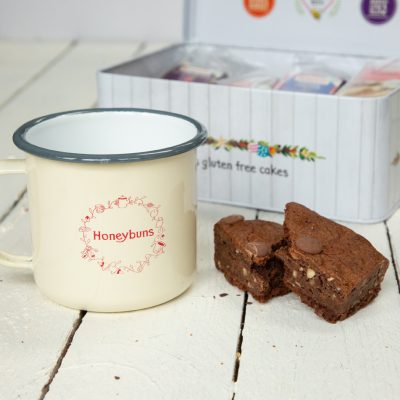 Honeybuns mug and tin of cakes gift 20