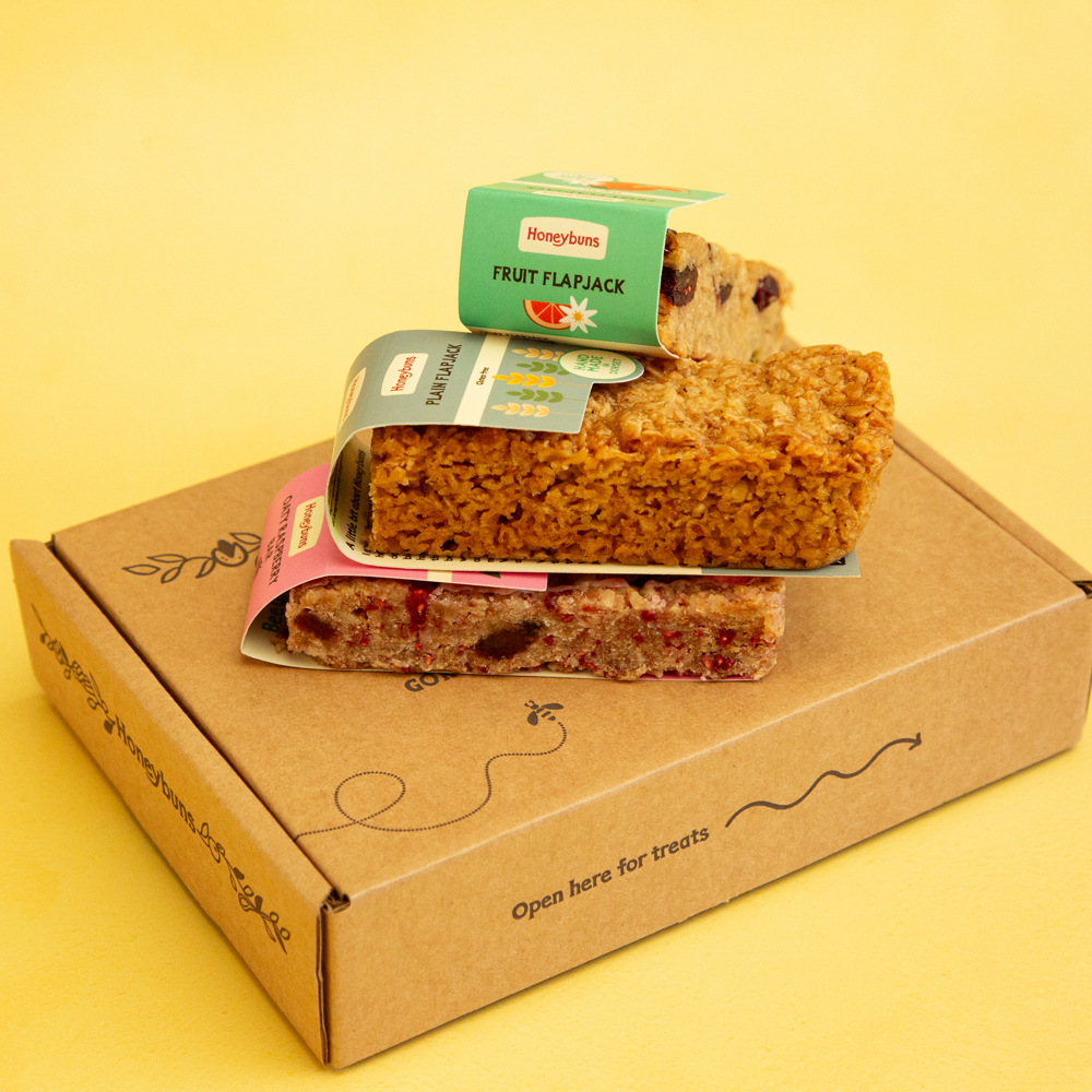 Trio of flapjacks gift box 1 Trio of flapjacks gift box 1