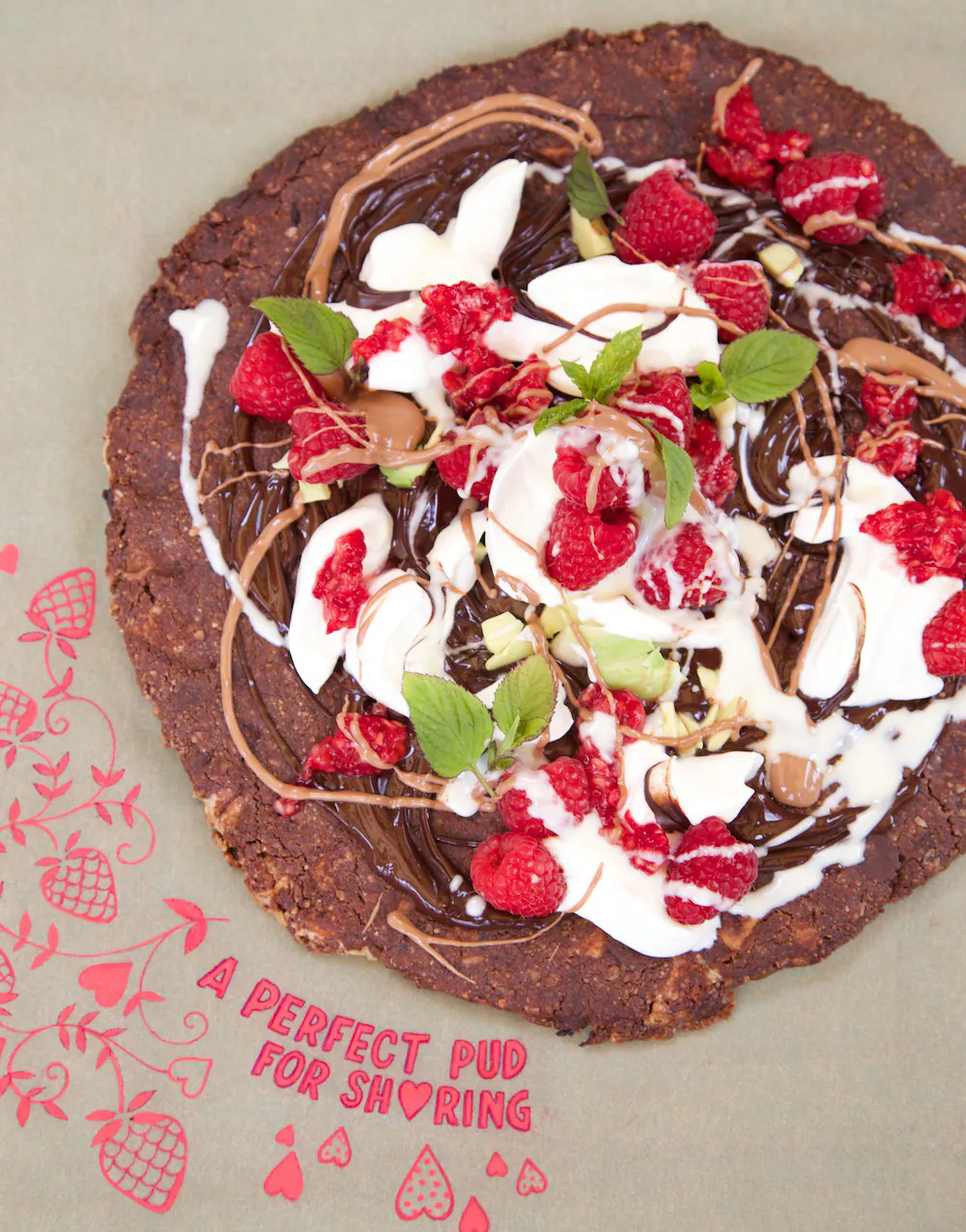 Quick and easy gluten free Chocolate Pizza recipe Quick and easy gluten free Chocolate Pizza recipe