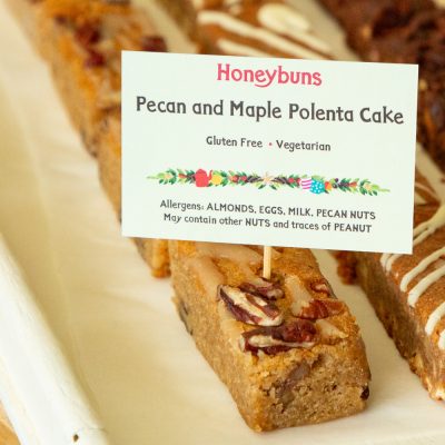 gluten free Pecan maple polenta cake 1