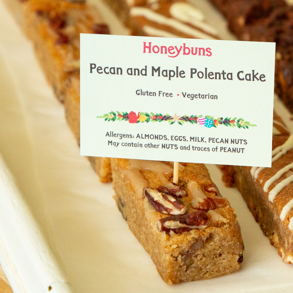 gluten free Pecan maple polenta cake 1