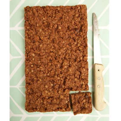 OAty Dark Choc Bar with Coconut uncut traybake 2