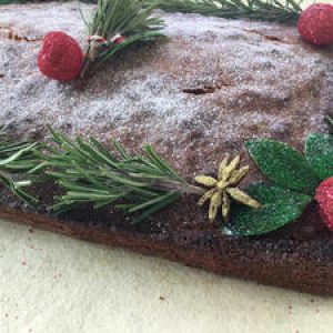 Christmas cake namdmade edible decorations