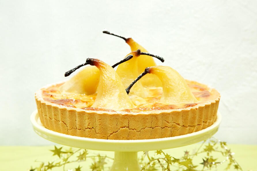Gluten and dairy free pear tart